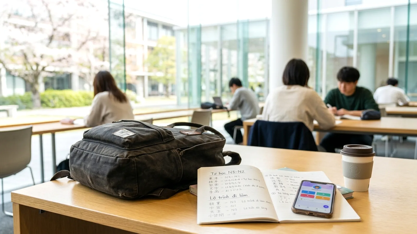Học tiếng Nhật miễn phí và rẻ: lớp tình nguyện, app, lộ trình N4 lên N2 khi đi làm