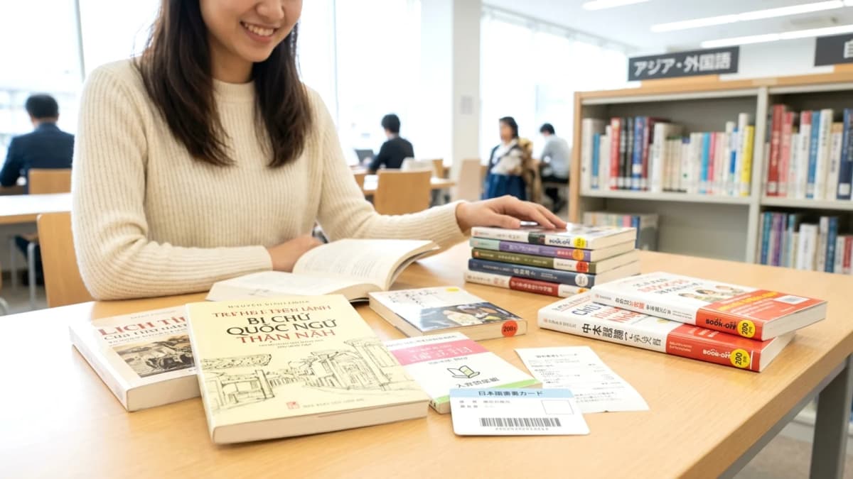 Sách & Thư viện Nhật Bản: Thẻ miễn phí, sách Việt, Book Off giá rẻ
