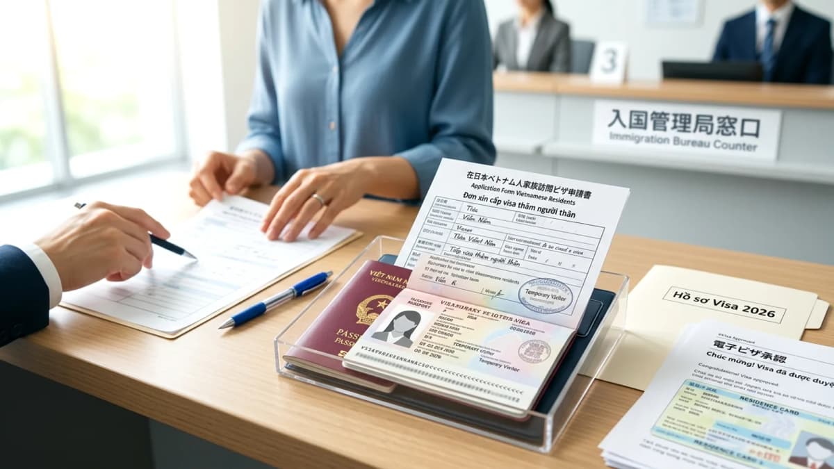 Visa du lịch Nhật cho người Việt 2026: eVisa, hồ sơ, mẹo đậu cho người thân sang chơi