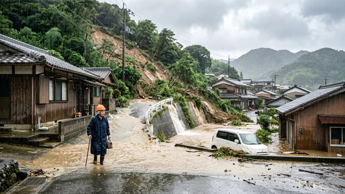 Bão mạnh đổ bộ Okinawa: Cảnh báo sạt lở đất và lũ lụt tại miền nam Nhật Bản