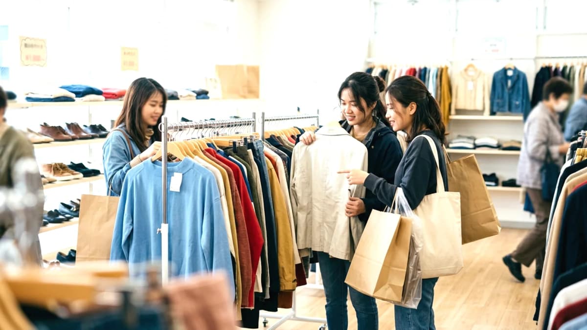 Mua sắm thời trang tiết kiệm ở Nhật