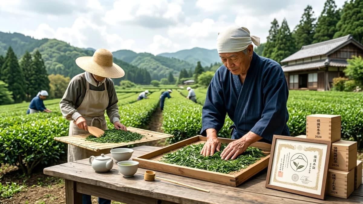 Nhật Bản đăng ký Trà Nhật Bản dưới hệ thống bảo hộ chỉ dẫn địa lý