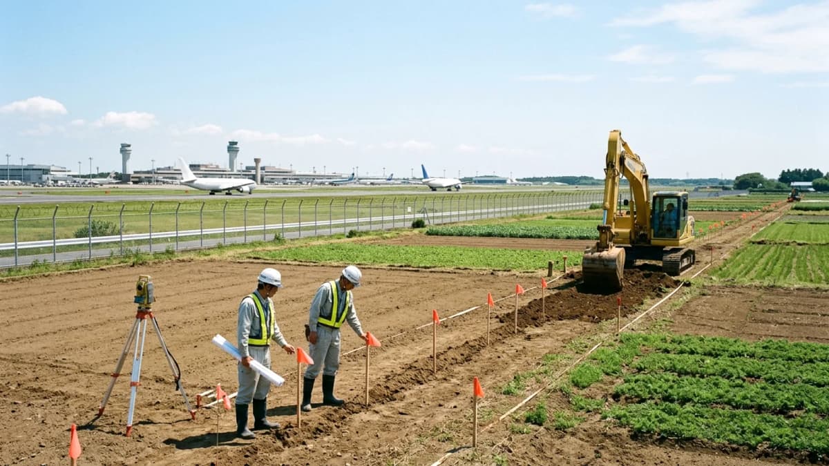 Sân bay Narita chuẩn bị trưng dụng đất để mở rộng đường băng mới