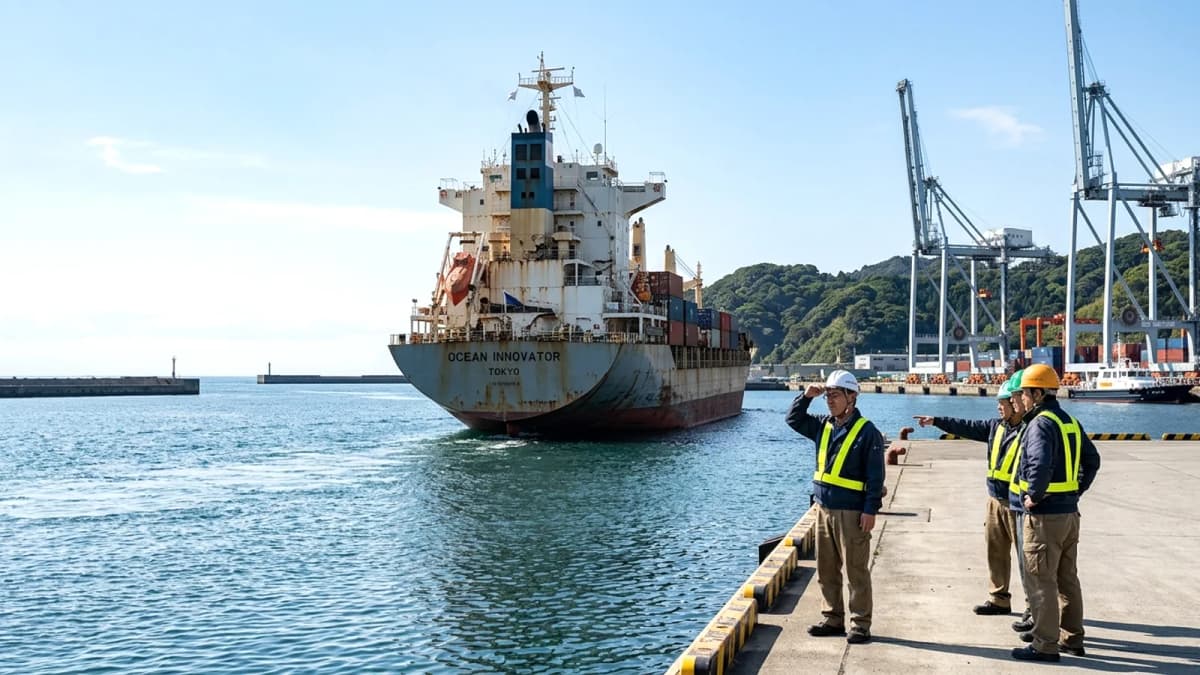 Tàu container Nhật Bản bị hư hại đã an toàn rời Vịnh Ba Tư qua eo biển Hormuz