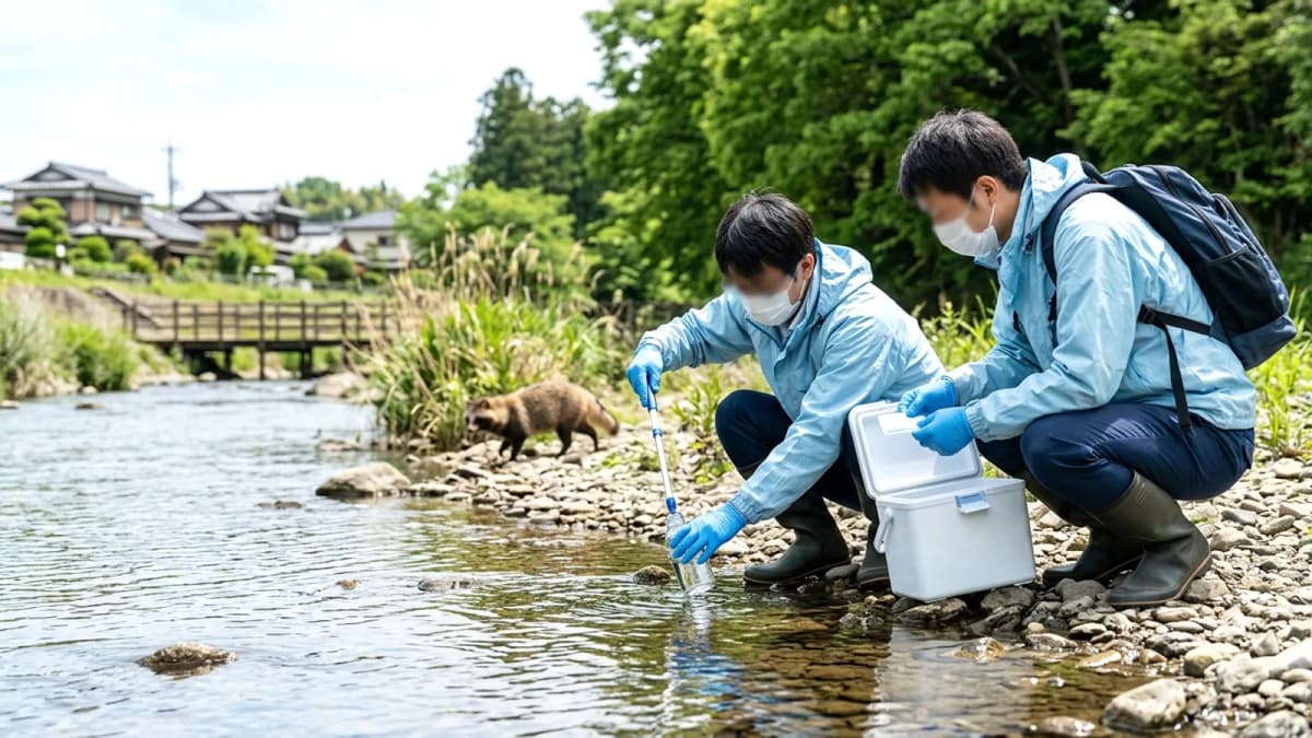 Vi khuẩn gây ngộ độc thực phẩm từ gấu mèo có thể gây ô nhiễm sông ngòi tại Nhật Bản